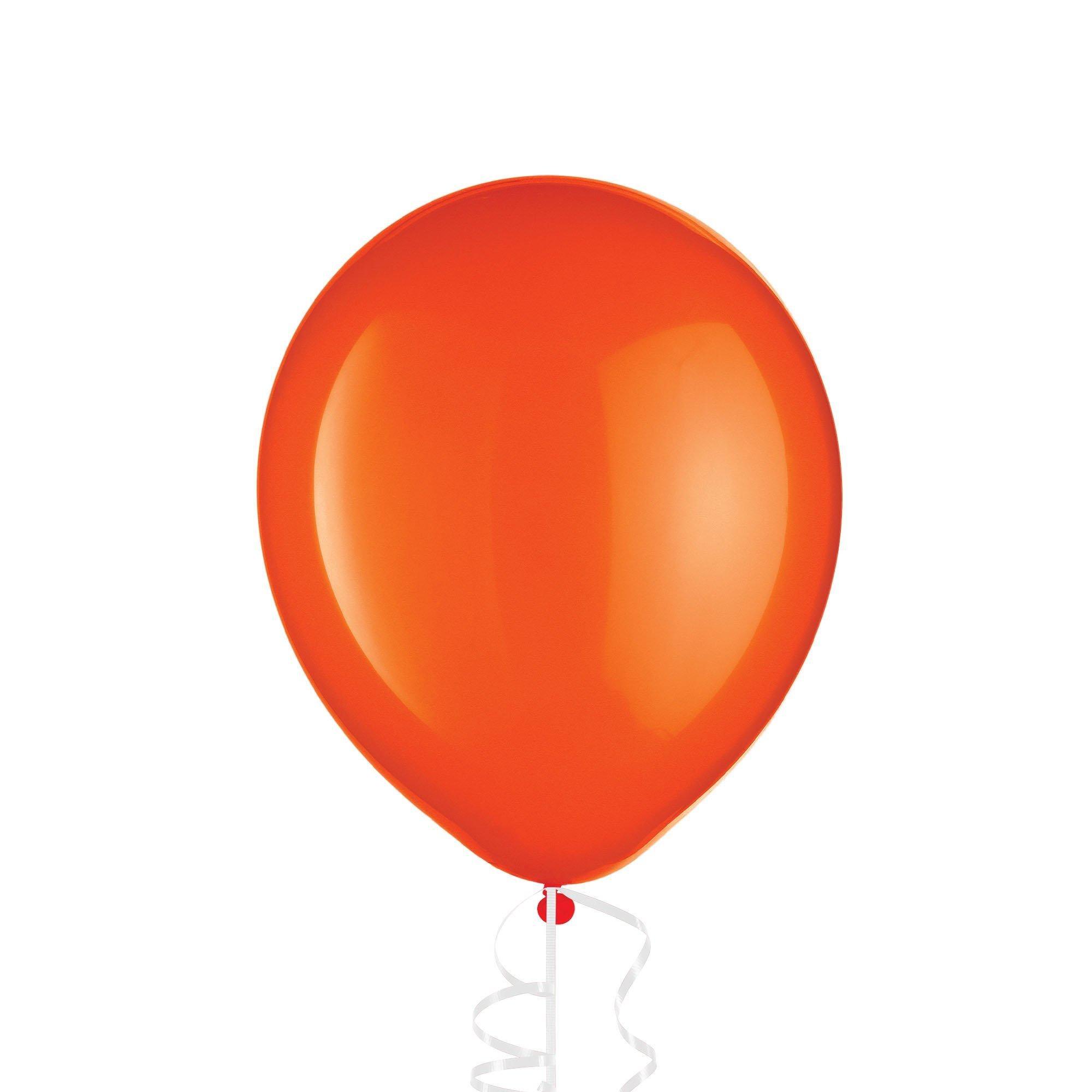 Orange Balloon, 12in, 1ct Party City